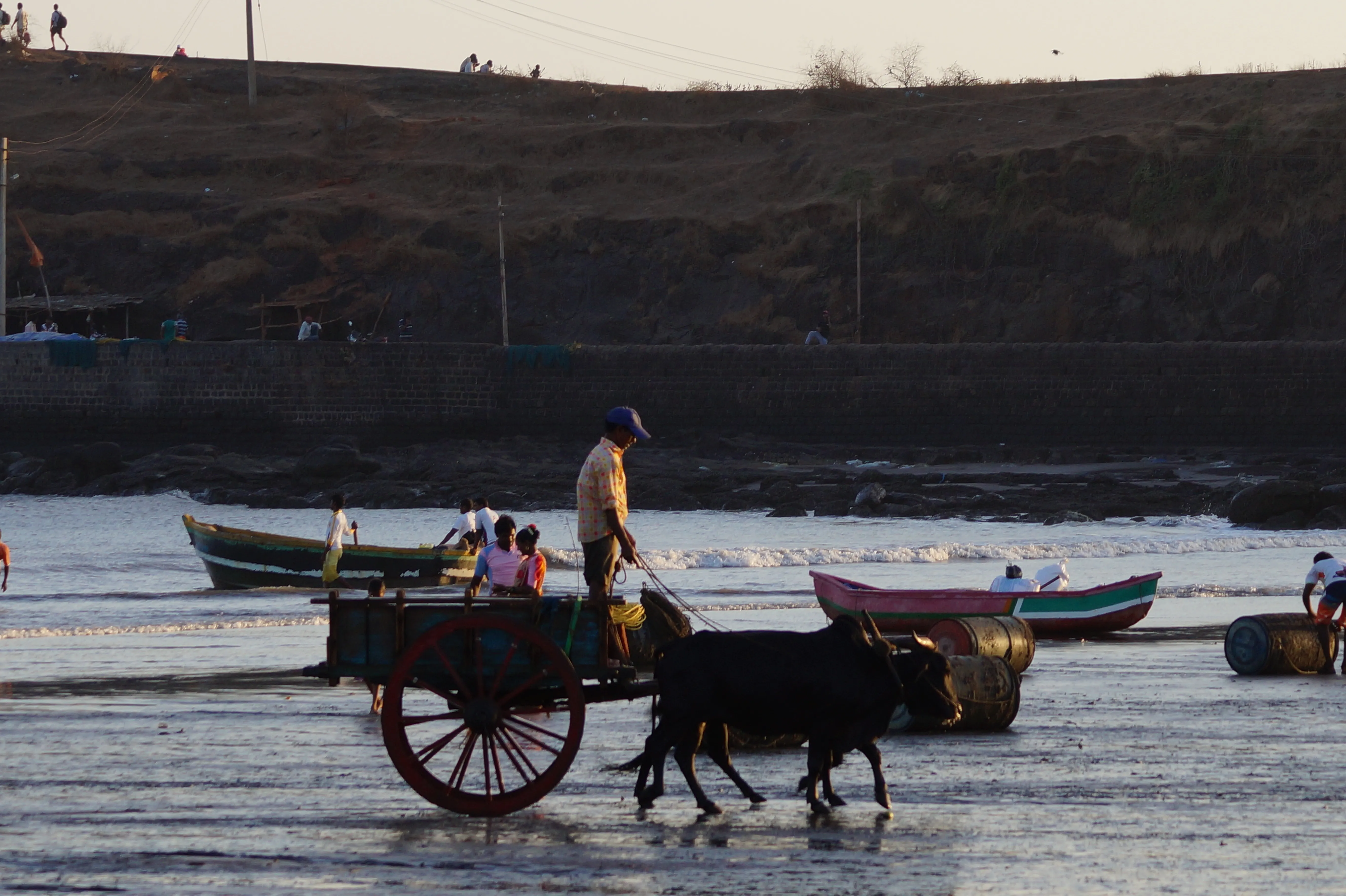 Harnai Beach & Fish Market